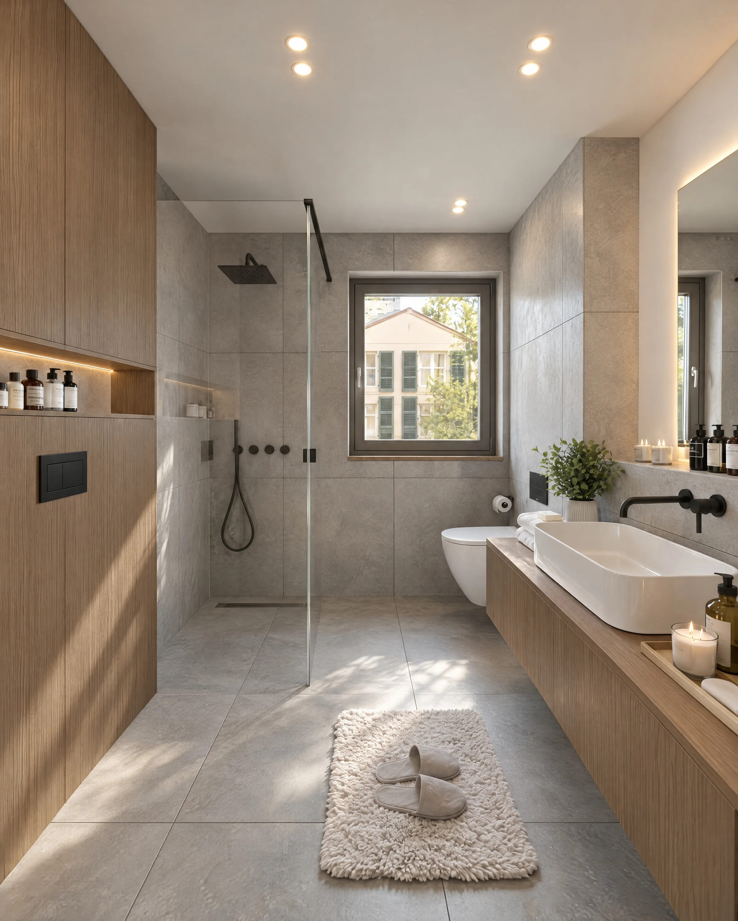 Bad mit Walk-in-Dusche
